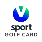 V sport golf card icône