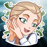 Женские стикеры и эмоции