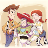 Menggambar karakter kartun