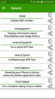 All Mobile Secret Codes Updated 2020 تصوير الشاشة 1