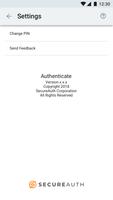 SecureAuth Authenticate syot layar 3