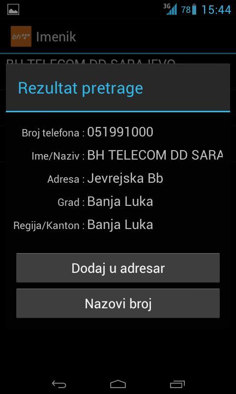 下载BH Telecom Imenik的安卓版本