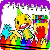Bunzo Bunny Coloring Book Draw icon