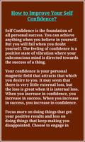 Self Confidence Skills capture d'écran 3