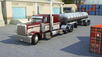 Semi Truck Parking Simulator Cartaz