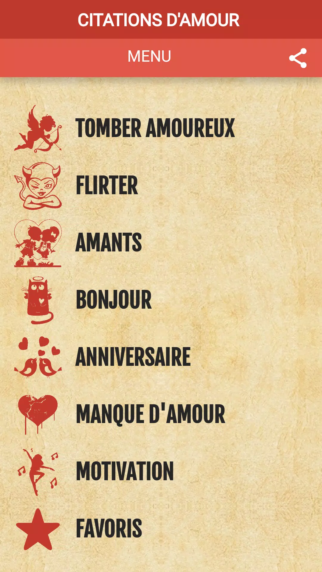 Citations D Amour Pour Seduire Pour Android Telechargez L Apk