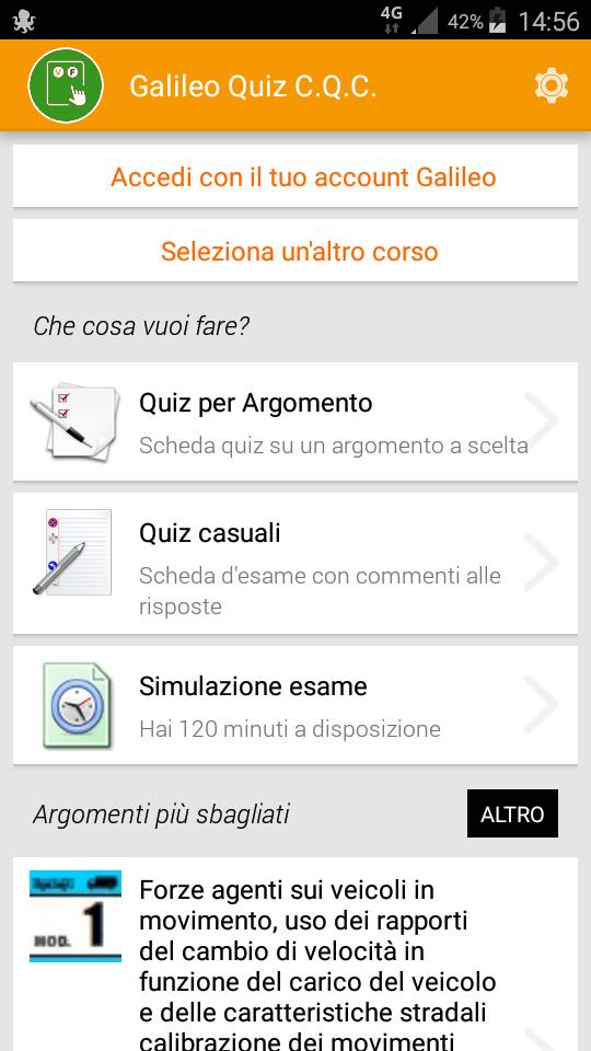 SCARICA GALILEO QUIZ PATENTE