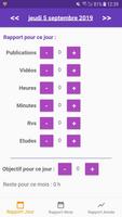 Rapport de prédication capture d'écran 1