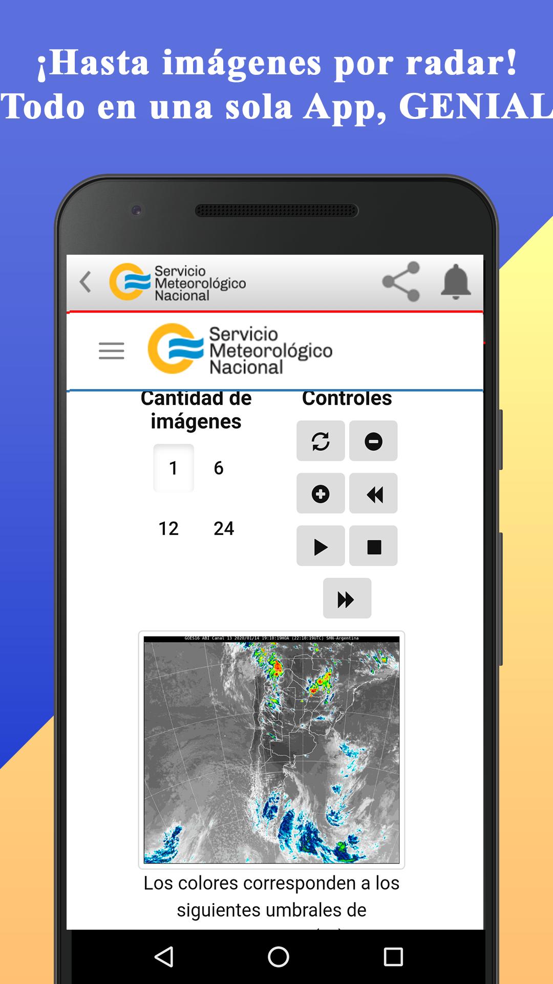 Servicio Meteorologico Nacional Clima Y Pronostico For Android Apk Download