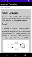 Automata Theory App capture d'écran 1