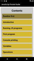 JavaScript Pocket Guide Affiche