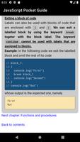 JavaScript Pocket Guide 스크린샷 2