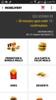 McDelivery Singapore captura de pantalla 1