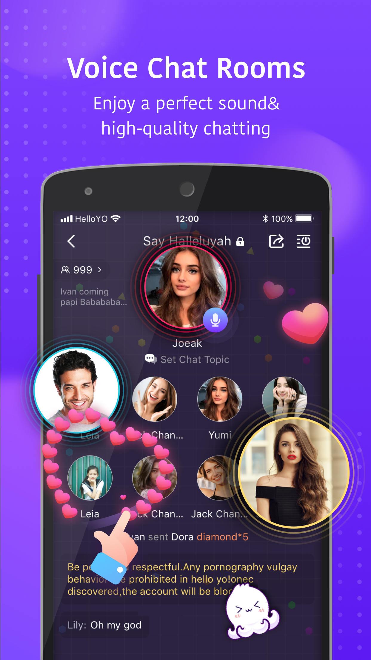 Voice-chat-dating-app