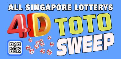 SG Lotto- 4d TOTO Sweep Result Affiche