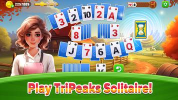 TriPeaks Solitaire Card Affiche