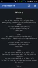 1D Lyrics APK Herunterladen