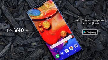 LG V40 Plus Launcher Wallpaper poster