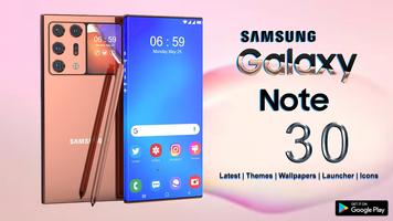 Galaxy Note 30 Theme Wallpaper الملصق