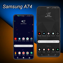 Samsung A74 Launcher Wallpaper APK