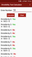 Divisibility Test Calculator Affiche