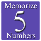 Memorize 5 Numbers أيقونة