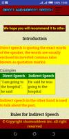 Direct and Indirect Speech ảnh chụp màn hình 2