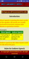 Direct and Indirect Speech capture d'écran 2