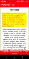 1 Schermata English Parts of Speech with E
