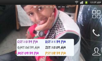 Timezone Widget تصوير الشاشة 1
