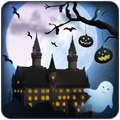 真夜中のハロウィンライブ壁紙。