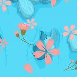 流れ桜　ライブ壁紙 Zeichen