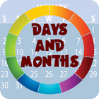 Days & Months Flashcards आइकन