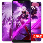 Shiny female warrior live wallpaper icône