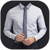 Men Shirt Suit Photo Editor icône