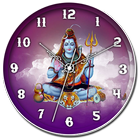 Lord Shiva Clock Live Wallpaper HD ícone