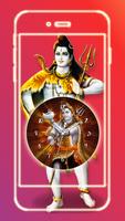 Lord Shiva Clock Live Wallpaper HD imagem de tela 1