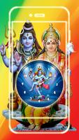 Lord Shiva Clock Live Wallpaper HD imagem de tela 3