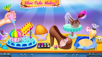 靴ケーキメーカー-クッキングゲーム ポスター
