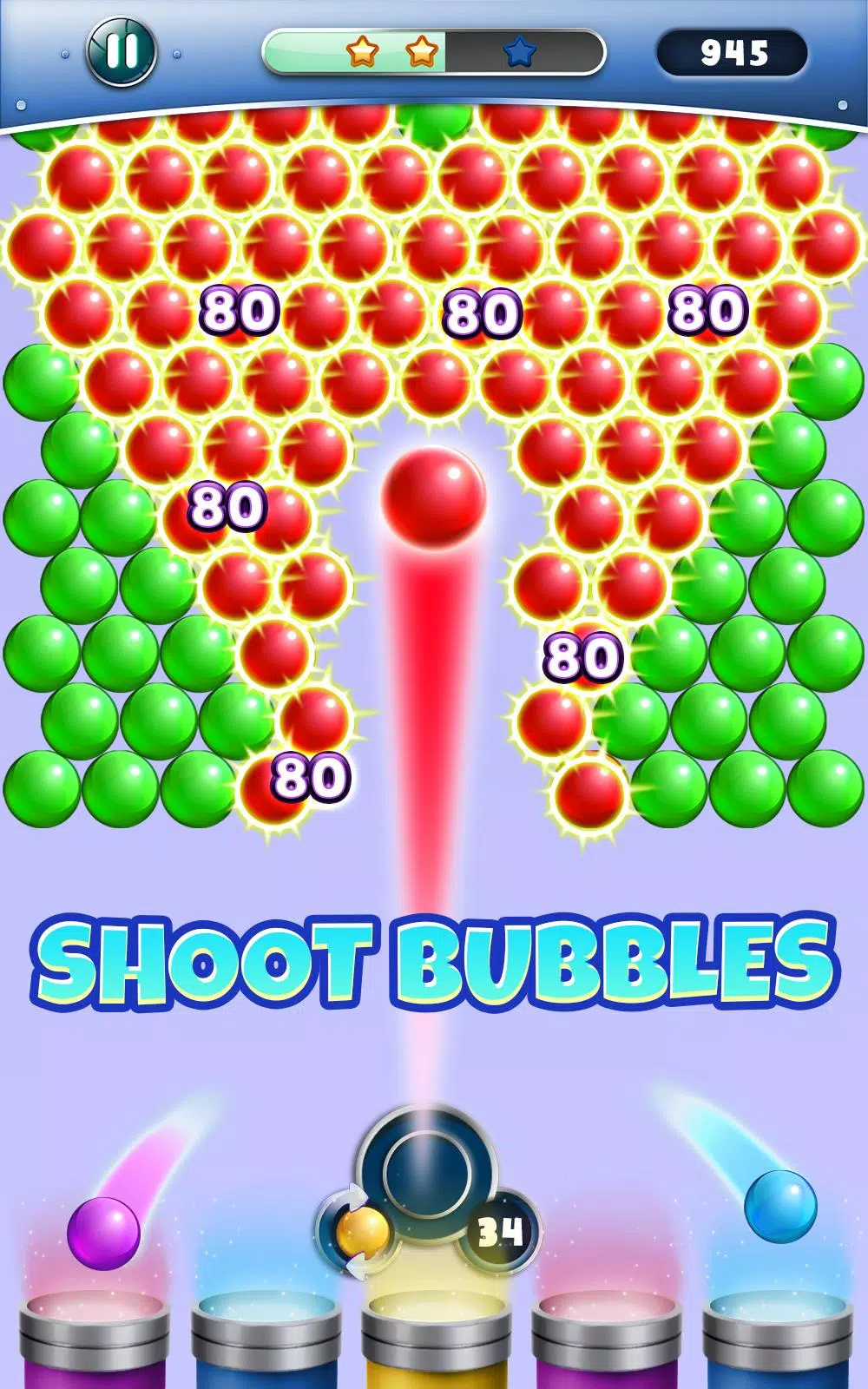 Bubble Shooter 3 em Jogos na Internet