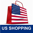 Online Shopping in USA Zeichen