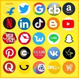 All In One Social Media,News,Sports,Shopping App иконка