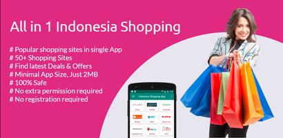 Indonesia Shopping App Affiche