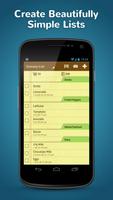 Grocery Shopping List Ease App постер