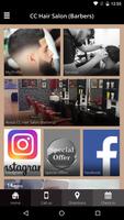 CC Hair Salon Barbers Plakat