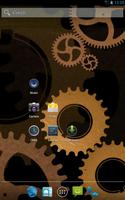 Steampunk Gears Wallpaper Free poster