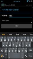 CrypticSMS capture d'écran 1