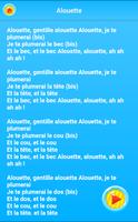 Comptines et chansons en français imagem de tela 1