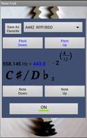 Note Calculator & Tuning Fork capture d'écran 2