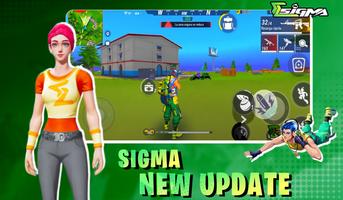 Sigma Battle Royale Free Fire الملصق